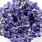 Iolite cabochon 4mm round