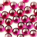 Rhodolite garnet cabochon 6mm round