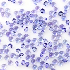 Tanzanite 3mm rose cut cabochon