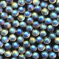 :abradorite AAA 4mm rose cut round cabochon