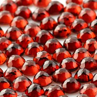 5mm garnet rose cut cabochon