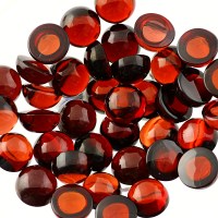 6mm garnet cabochon