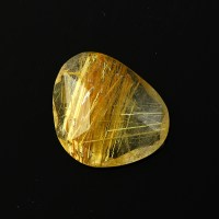 Joopy Gems golden rutile quartz rose cut