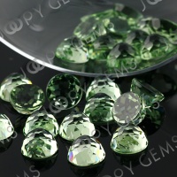 Joopy Gems 10mm green amethyst rose cut round