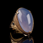 J Chapa Hernandez Ellensburg blue chalcedony ring