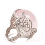 Agrigento winged quartz ring