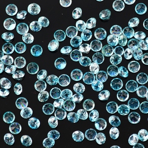 Joopy Gems Blue zircon 2.5mm round