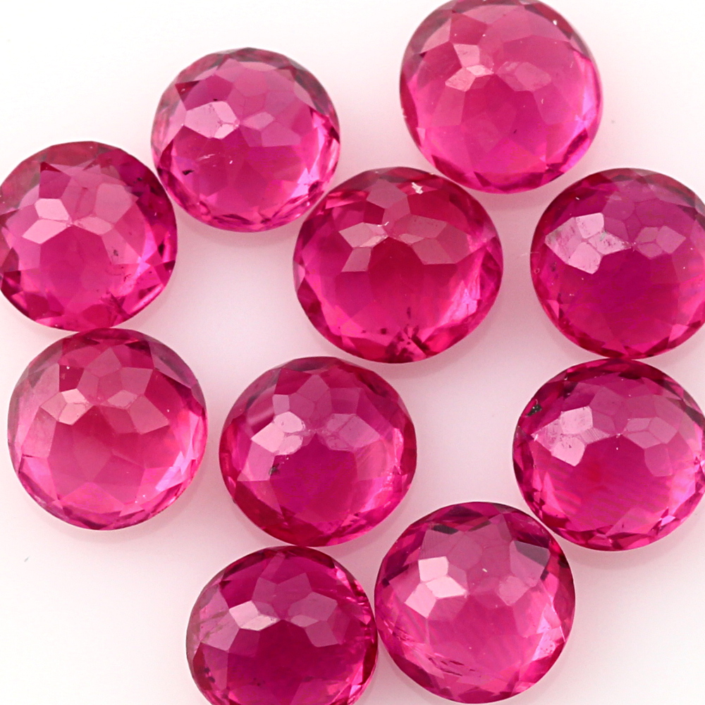 Joopy Gems ruby 3mm rose cut