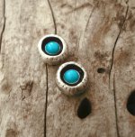 Thalassa Jewellery Tiny Turquoise Earrings