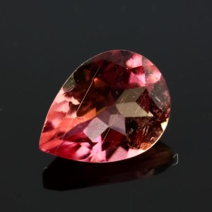Light Orange-Pink Tourmaline Pear, 1.04 carats, 8x6x3.8mm, $79