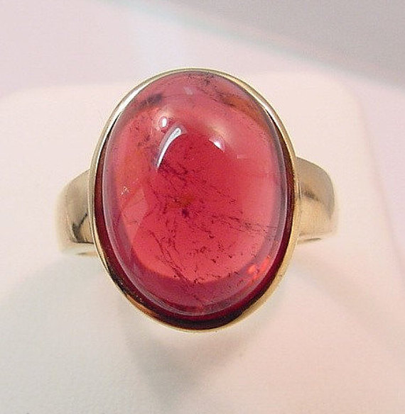 Mastergoldcraft tourmaline and 14 carat gold ring, $2,295