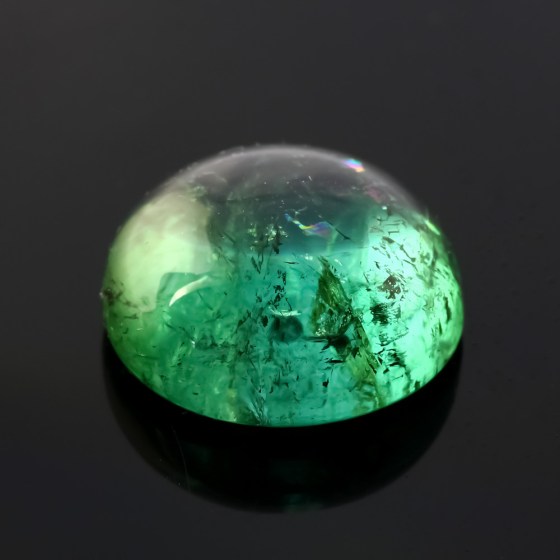 Joopy Gems Tourmaline blue-green cabochon, 15.1mm, 14.070 carats, $485