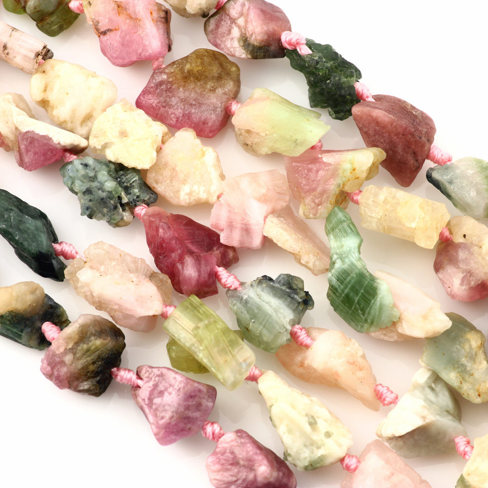 Joopy Gems Rough Tourmaline Beads