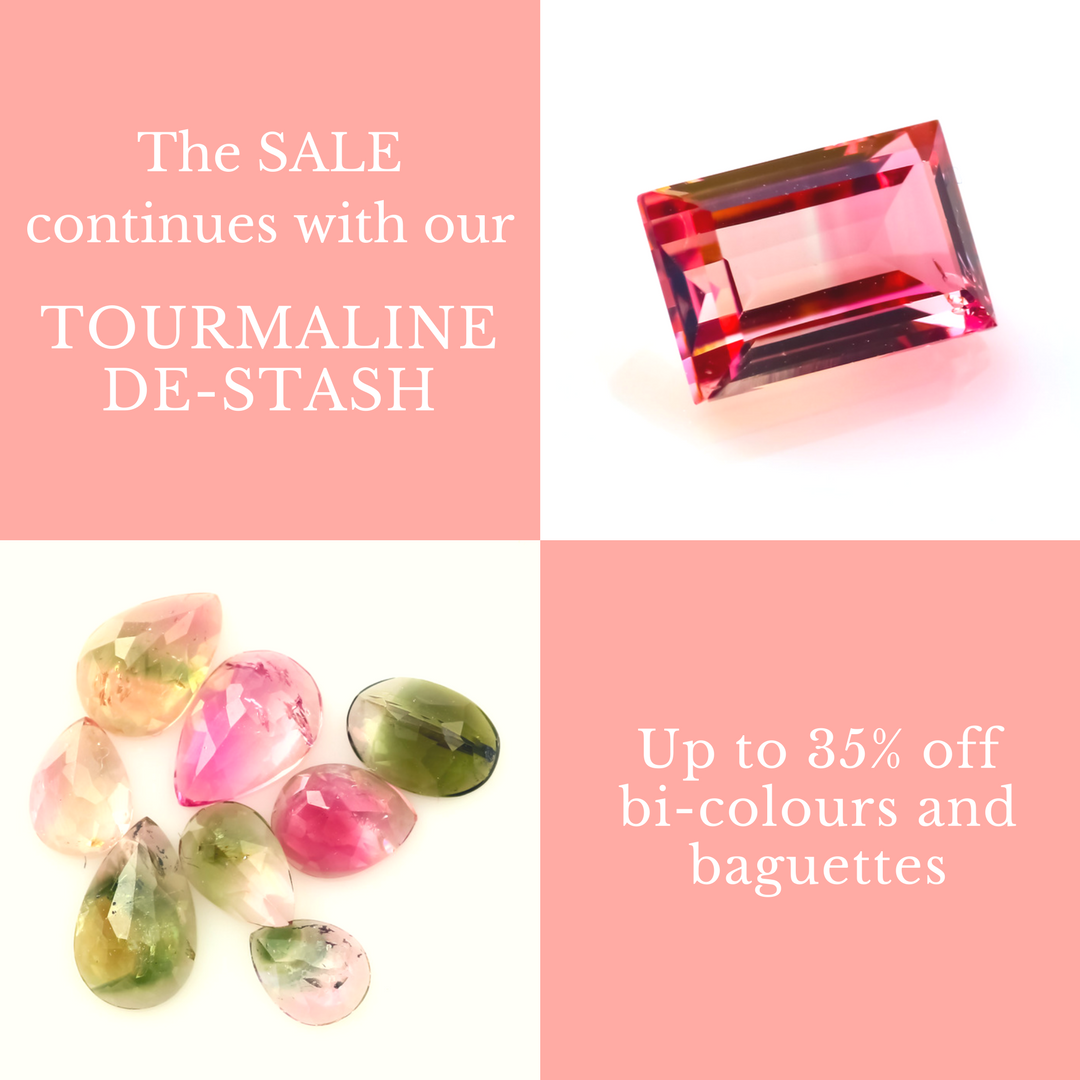 Joopy Gems Tourmaline De-stash sign
