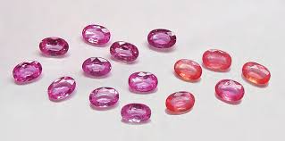 Beryllium treated pink sapphire, photo credit Sriurai Scarratt.