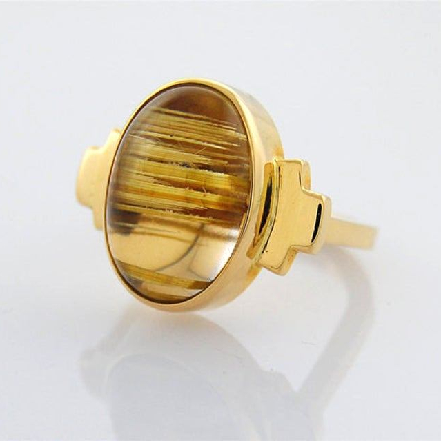 Sasa Jewelry Rutilated Quartz Ring