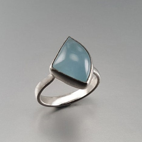 Gemory Design Aquamarine and Sterling Silver Ring, $201