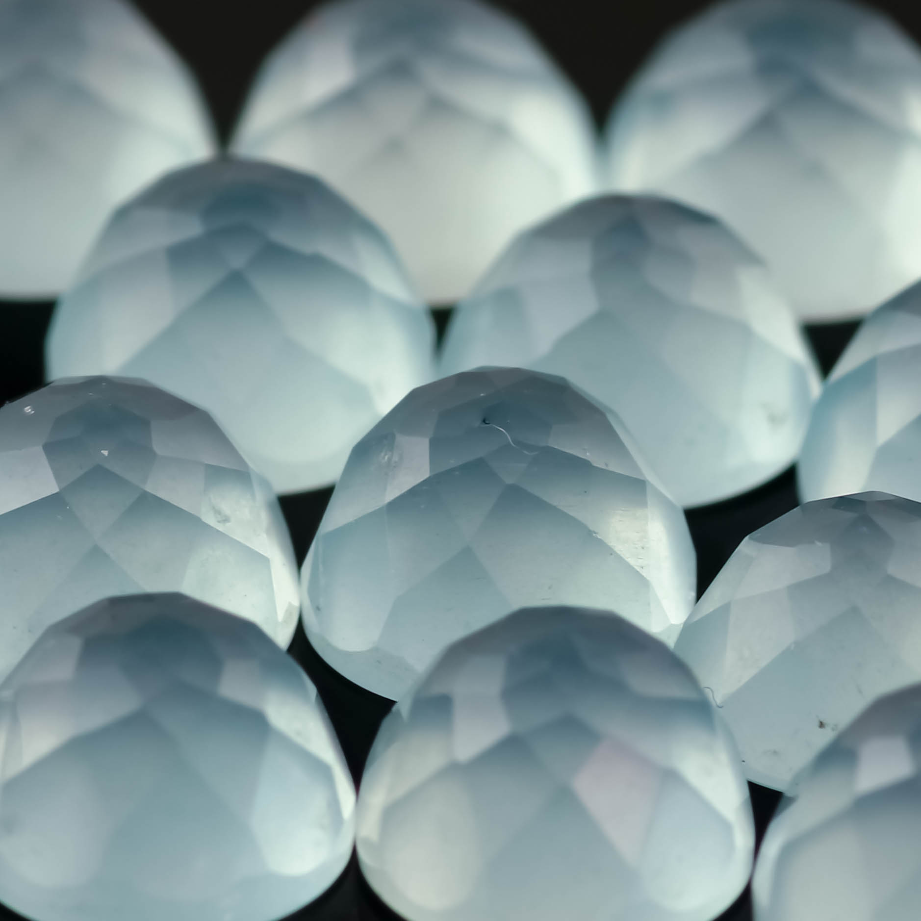 Joopy Gems Aquamarine Rose Cabochon