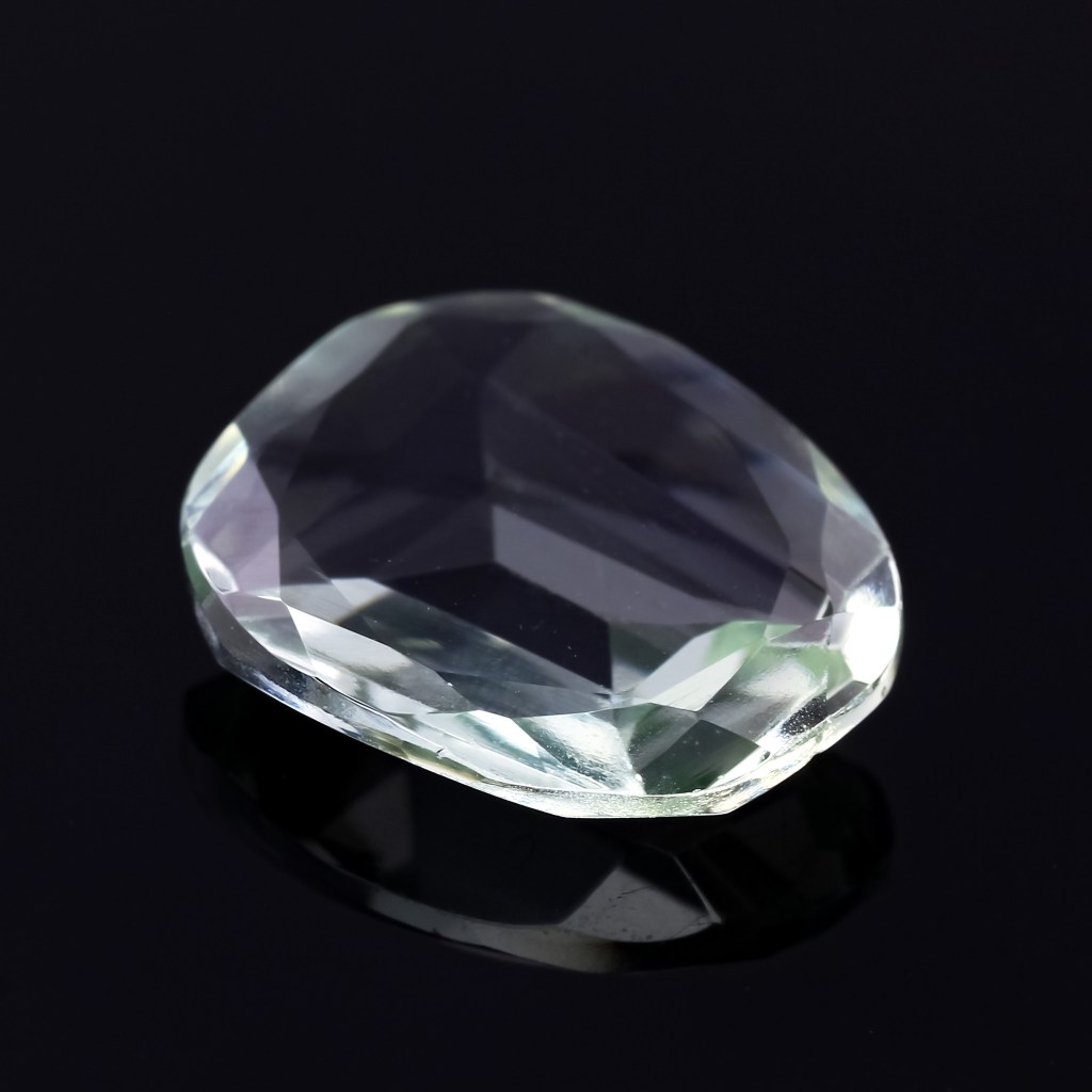 Joopy Gems Aquamarine (Clean) Rose Cut Freeform, 2.83 carats, 12.1x9.7x3.5mm, $55.95