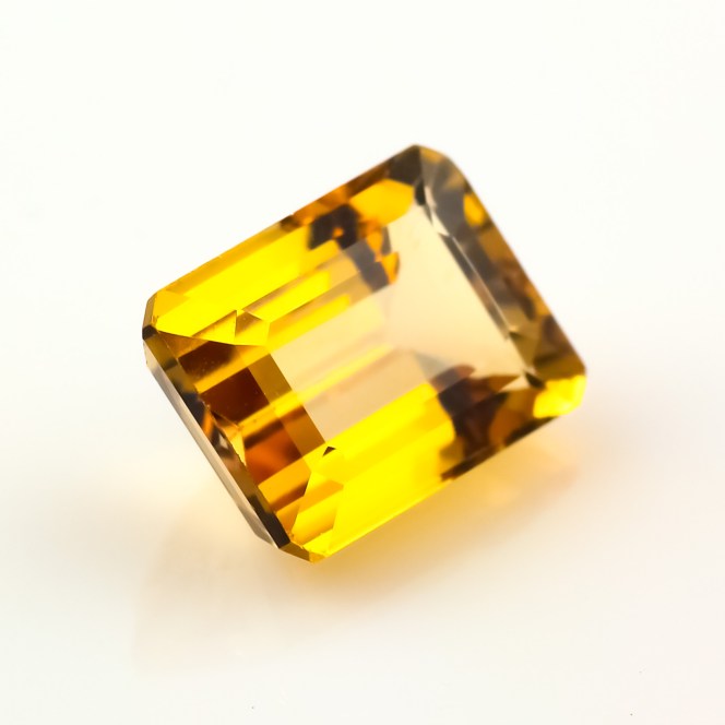 Joopy Gems Yellow Tourmaline Mixed Cut Octagon