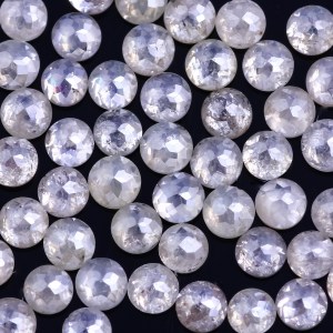 Joopy Gems Grey Diamond 4mm Rose Cut Rond