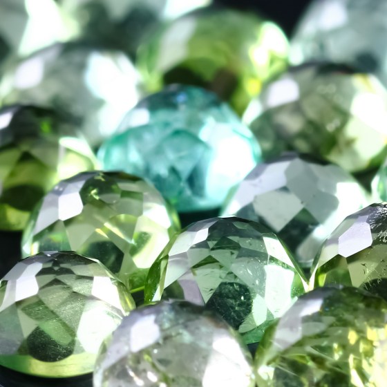 Joopy Gems Green Tourmaline Rose Cut Cabochon 5mm Round