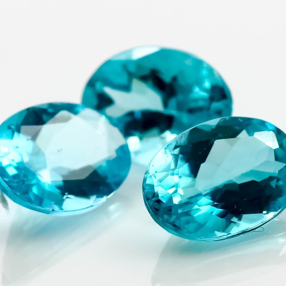 Apatite Mixed Cut Gemstone 8x6mm Oval