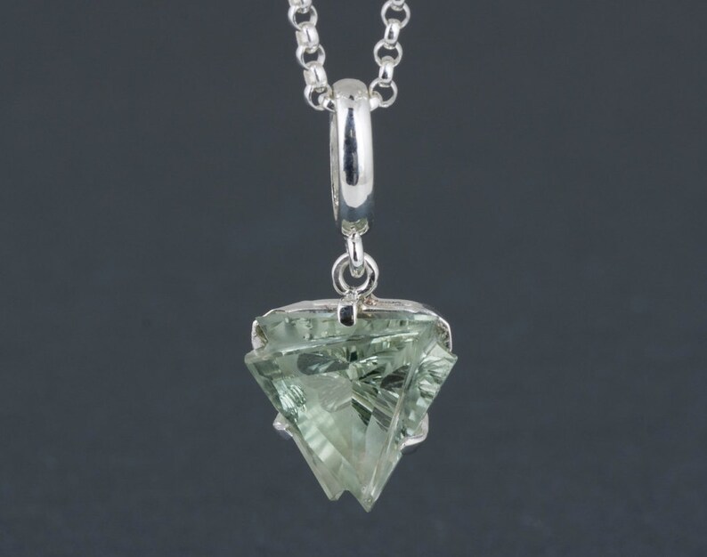 Arden Jewels Fantasy Triangular Prasiolite Pendant, $370
