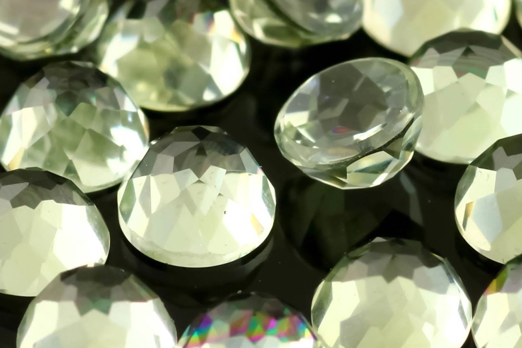 Joopy Gems Prasiolite Rose Cut 4mm Round
