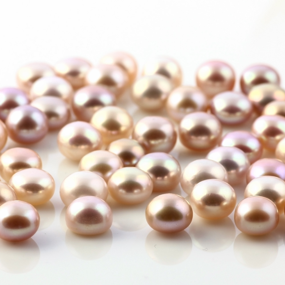 Purple Cultured Freshwater Pearls 7.5-8mm