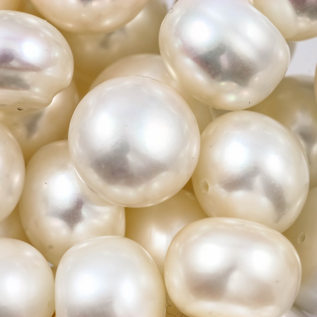 White Cultured Freshwater Pearls 10-10.5mm